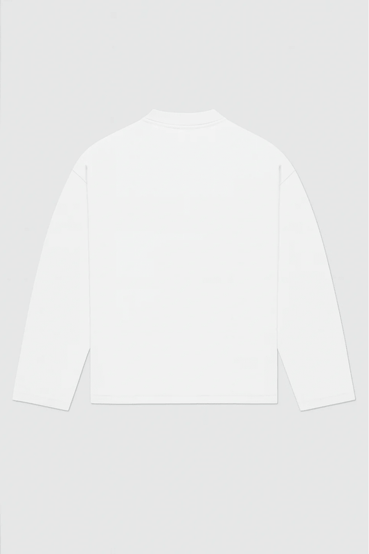 DAILY LONGSLEEVE — WHITE - MAUHK
