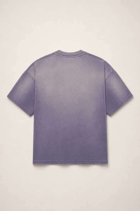 VIOLET STUDY - SUN FADED OVERSIZED TEE - MAUHK
