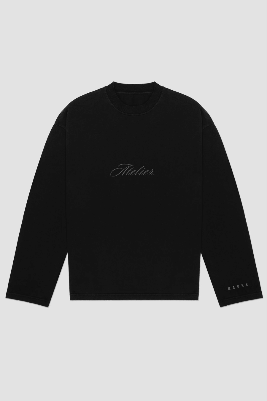 ATELIER. NERO | OVERSIZED BOXY LONGSLEEVE - MAUHK