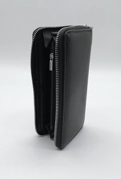 BLACK ZIP CLUTCH - MAUHK