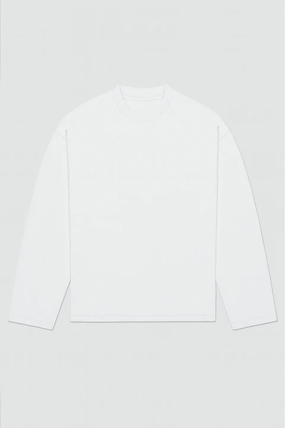 DAILY LONGSLEEVE — WHITE - MAUHK