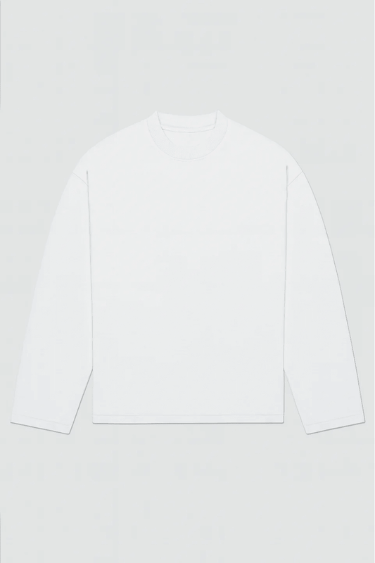 DAILY LONGSLEEVE — WHITE - MAUHK