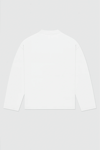 DAILY LONGSLEEVE — WHITE - MAUHK
