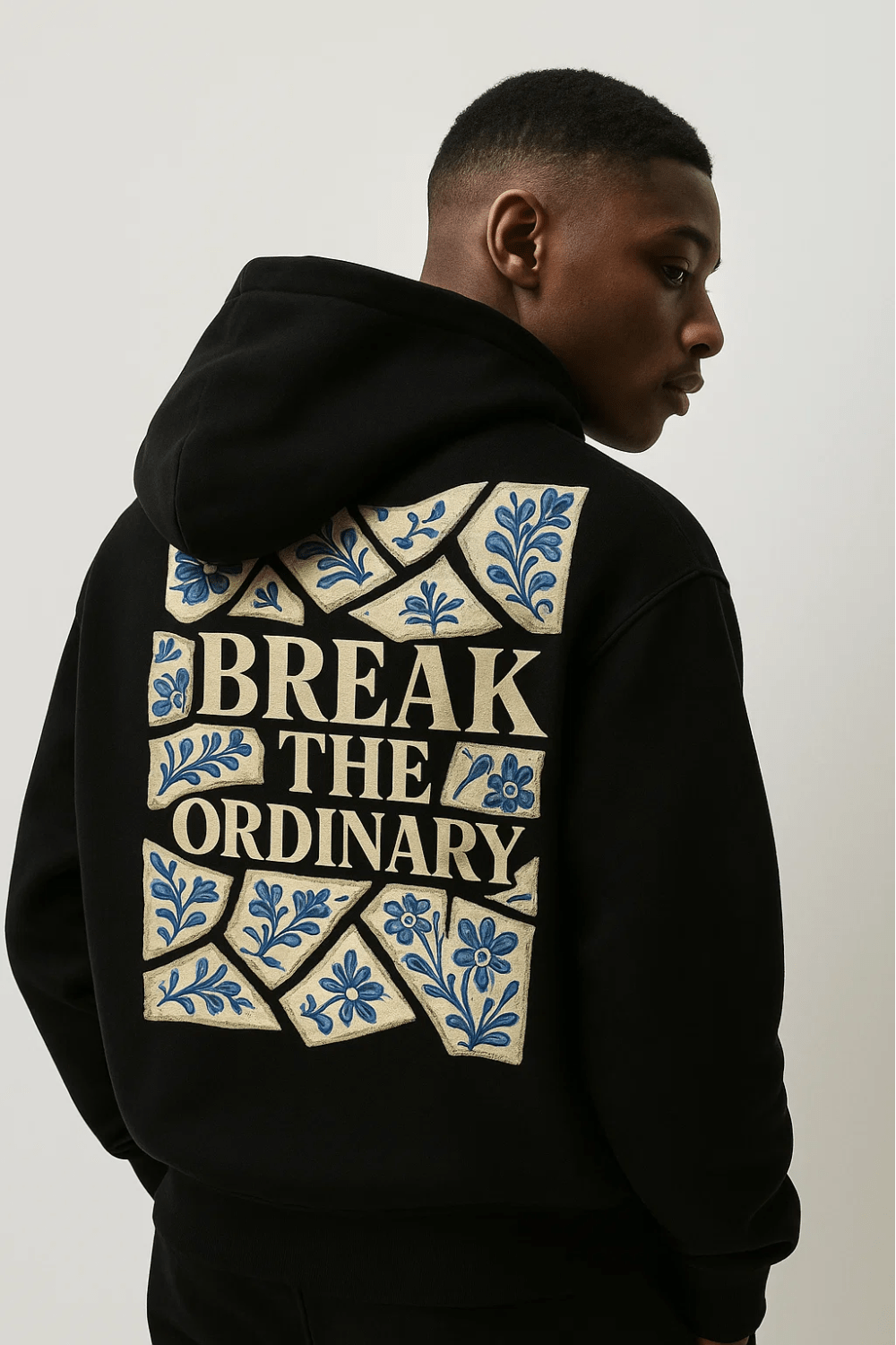 DELFT'S BROKEN TILE HOODIE - MAUHK