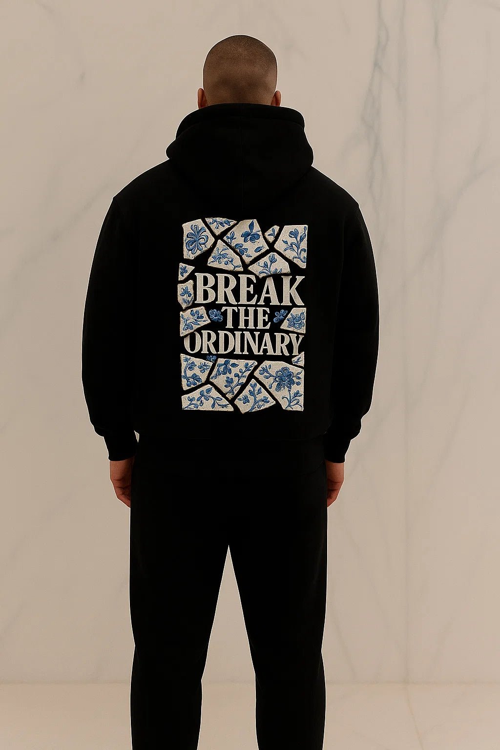 DELFT'S BROKEN TILE HOODIE - MAUHK