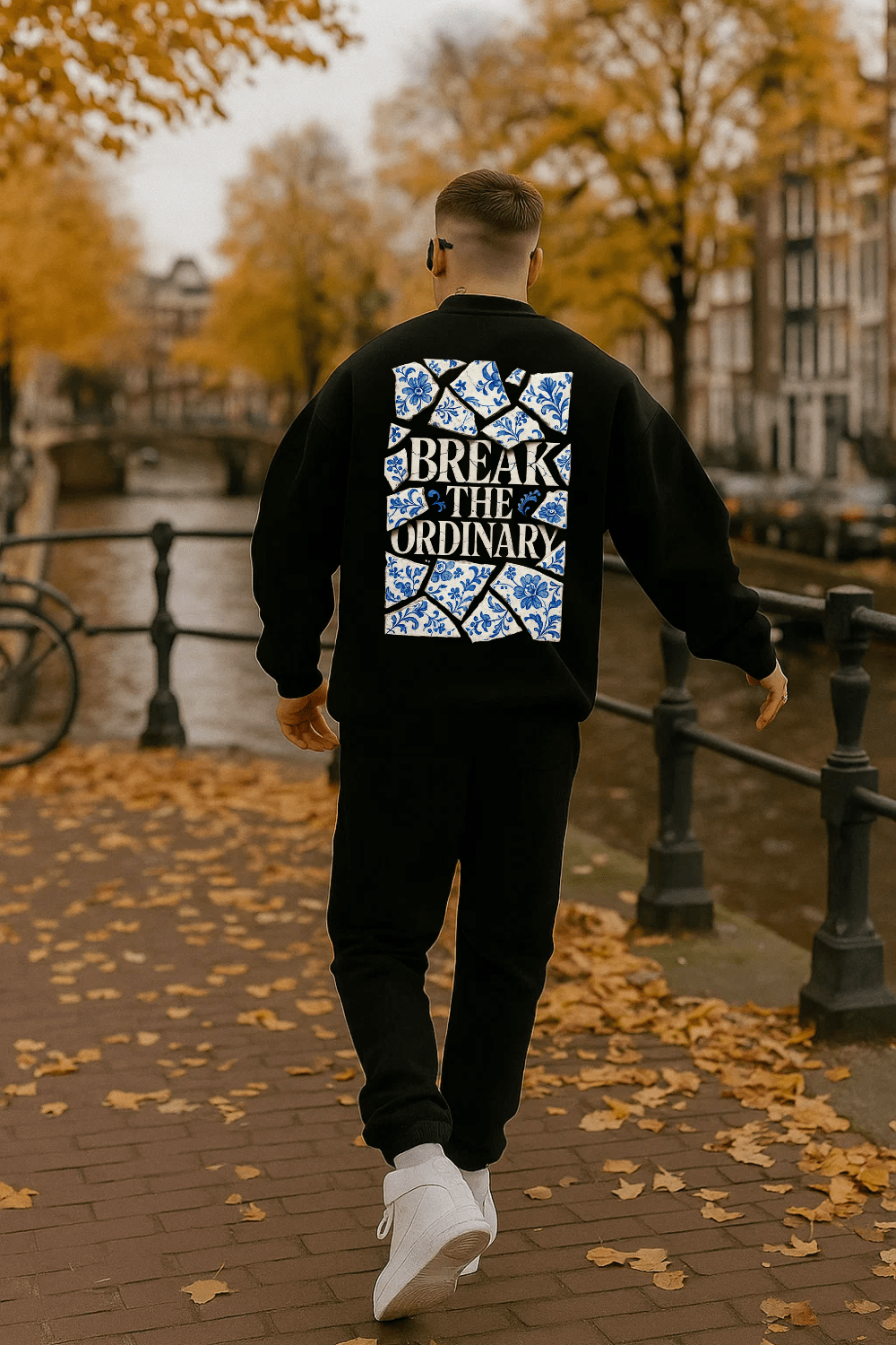DELFT'S BROKEN TILE SWEATSHIRT - MAUHK