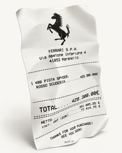 FERRARI RECEIPT (DIRTY) - MAUHK
