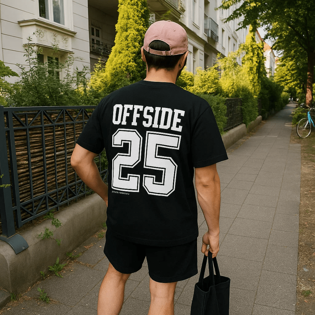 OFFSIDE 25 Ultra Heavy Tee - Black (Limited Edition) - Mijn winkel