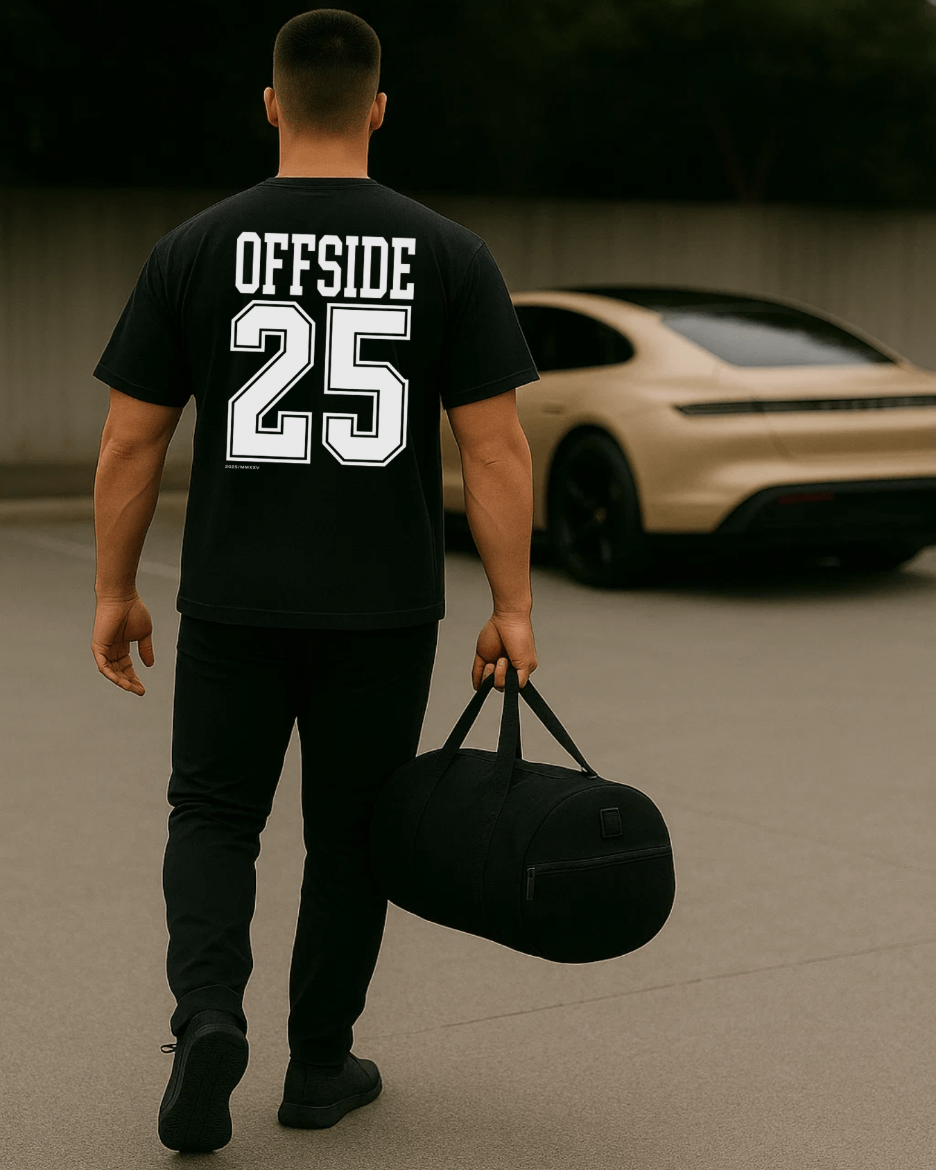 OFFSIDE 25 Ultra Heavy Tee - Black (Limited Edition) - Mijn winkel