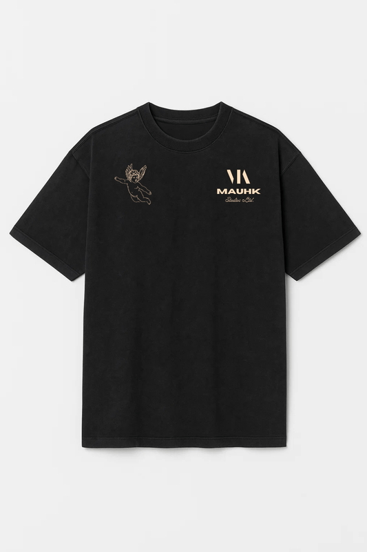 PRE - ORDER! 🪽 ANGEL TEE – BLACK - MAUHK