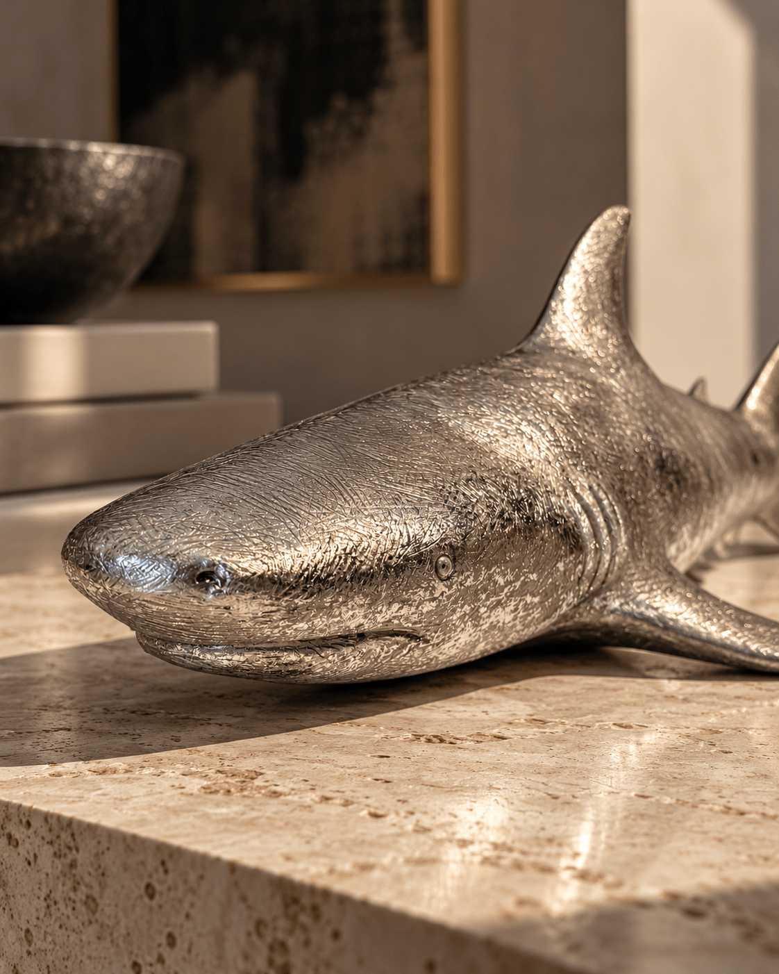SILVER SHARK — Sculptural Object - MAUHK