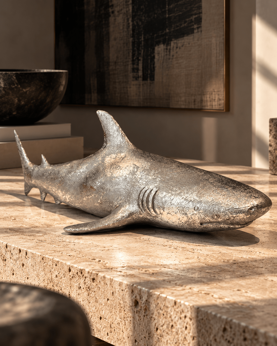SILVER SHARK — Sculptural Object - MAUHK