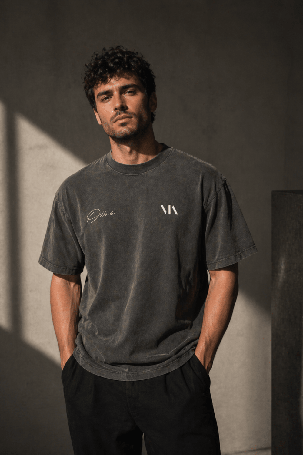 VINTAGE GREY TEE — OFFSIDE - MAUHK