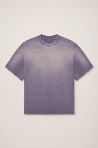 VIOLET STUDY - SUN FADED OVERSIZED TEE - MAUHK