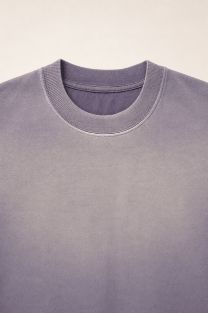 VIOLET STUDY - SUN FADED OVERSIZED TEE - MAUHK