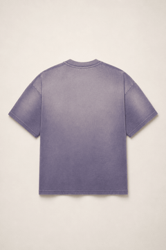 VIOLET STUDY - SUN FADED OVERSIZED TEE - MAUHK