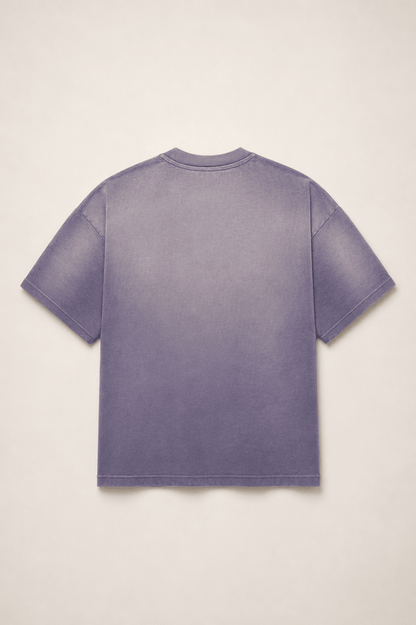 VIOLET STUDY - SUN FADED OVERSIZED TEE - MAUHK
